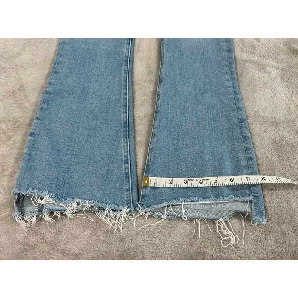 MOTHER Denim The Runaway Step Fray in California Cruiser Light Wash 26x31 Flare - Picture 9 of 9